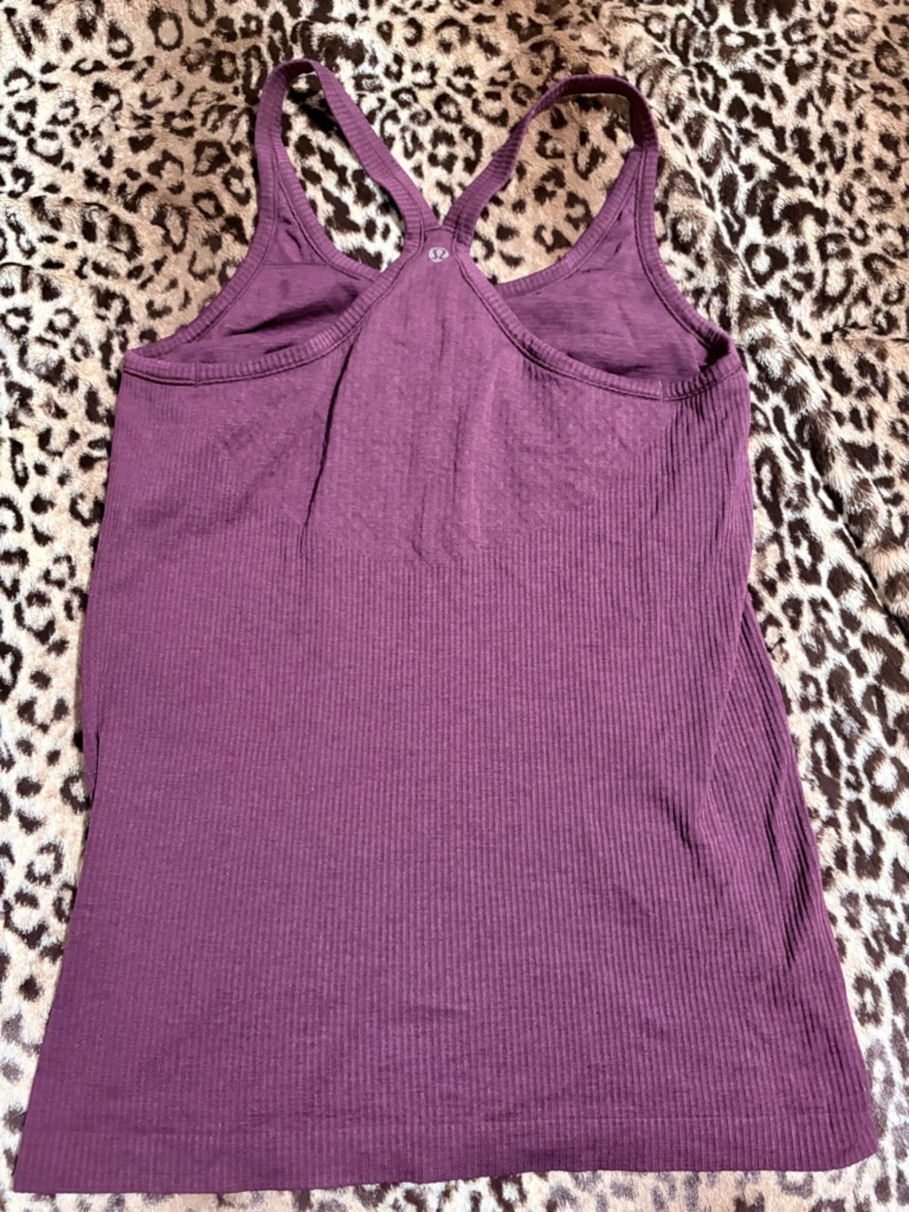 Lululemon Plum Ribbed Racerback Tank Top - Picture 4 of 5
